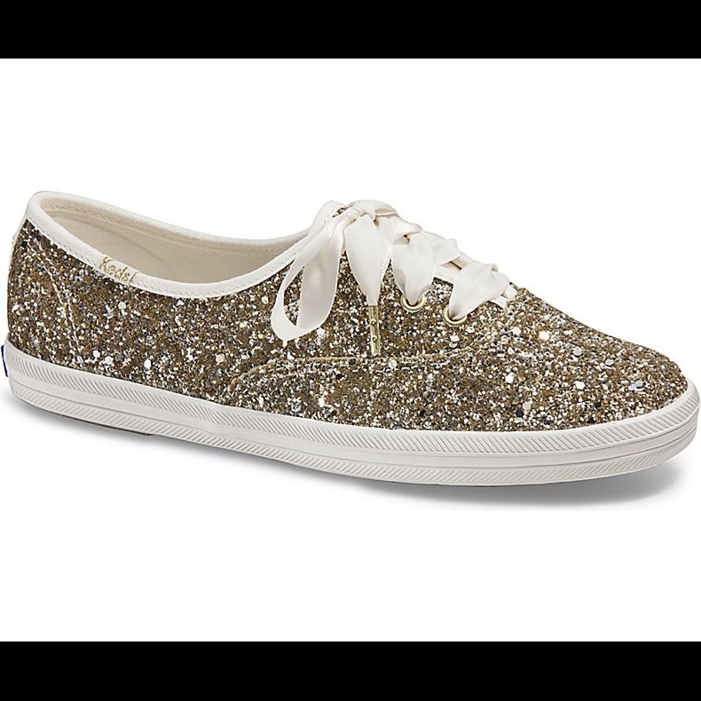 Kate spade X Keds gold